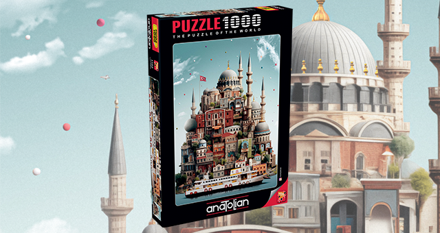 anatolian puzzle 100 parça istanbul tophane anatolianpuzzle