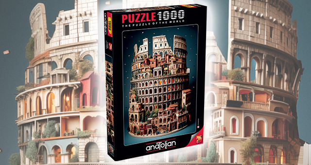 anatolian puzzle 100 parça colesseum anatolianpuzzle