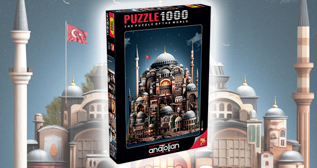 anatolian puzzle 100 parça ayasofya anatolianpuzzle